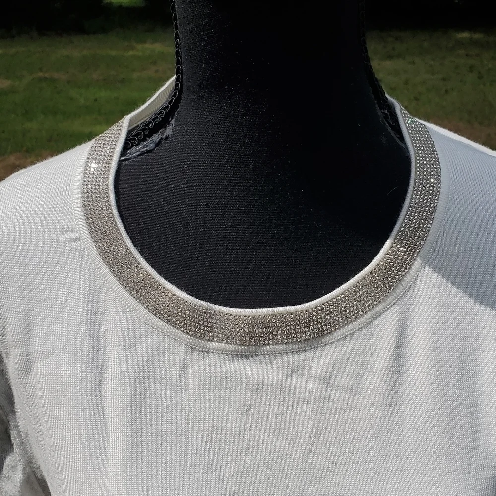 Tommy Hilfiger Sweater With Shimmer Collar XL